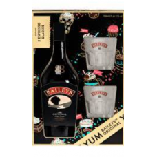 Лікер Baileys в коробці + 2 склянки 0.7л