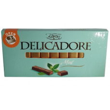 Шоколад Delicadore з м"ятною начинкою 200г 12шт