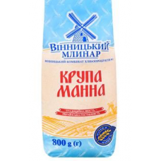 Манна крупа ТМ Вінницький млинар 0,8кг