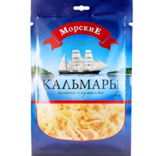 Кальмари сушені солоні Морські 18г