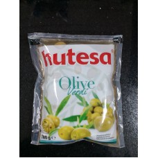 Оливки зелені Hutesa з кісточкою 180г