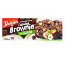 Печево Bergen Brownie Cookies з лісовим горіхом 126 г Печево Bergen Brownie Cookies з лісовим горіхом 126 г