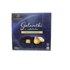 Цукерки Galaretki w szekoladzie з смаком груші 460г Цукерки Galaretki w szekoladzie з смаком груші 460г