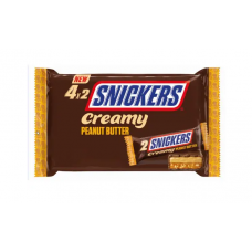 Шоколадні батончики Snickers Cremy Peanut Butte 146g (4шт)