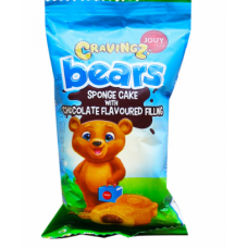 Бісквіт з шоколадною начинкою Bears Cravings 45г