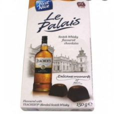 Цукерки шоколадні First Nice Le Palais Irish Whiskey 150г Цукерки шоколадні First Nice Le Palais Irish Whiskey 150г