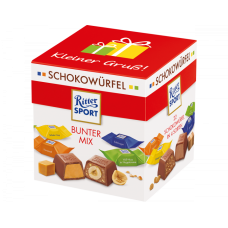 Шоколад Ritter Sport  Bunter mix куб 192г (24шт)