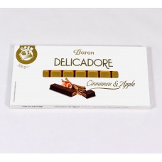Шоколад DELICADORE яблуко&кориця 200 гр