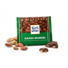 Шоколад Ritter Sport з цілим мигдалем 100г Шоколад Ritter Sport з цілим мигдалем 100г