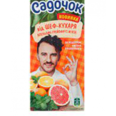Сік Садочок Апельсин-грейпфрут-м'ята 0,95Л
