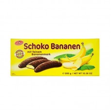 Цукерки Sir Charles, SCHOKO BANANEN, Шоколадні банани, 300г Цукерки Sir Charles, SCHOKO BANANEN, Шоколадні банани, 300г