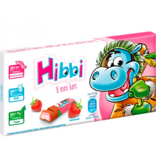 Шоколад Hibbi з полунич. нач. 100г