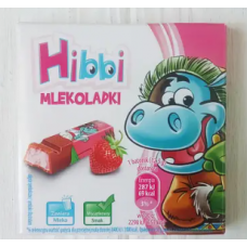 Шоколад Hibbi з полунич. нач. 50г