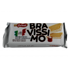 Вафлі Bravissimo зі смаком молока 50г