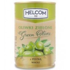 Оливки Helcom Зелені з кісточкою 280г