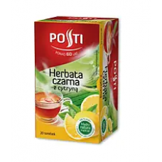 Чай Posti чорний з лимоном 20п. 30г