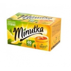Чай чорний Minutka в пакетиках, лимон 56г (40пак.)