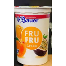 Йогурт Bauer FruFru персик 500 г