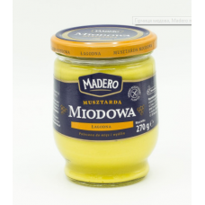 Гірчиця MADERO Miodowa 270г