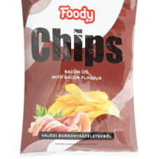 Чіпси картопляні Foody зі смаком бекону 40г Чіпси картопляні Foody зі смаком бекону 40г