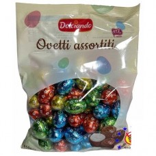 Шоколадні яйця Dolciando Ovetti assorti 850g