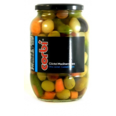 Оливки коктейль Corbi Coctel mediterraneo 700/400g