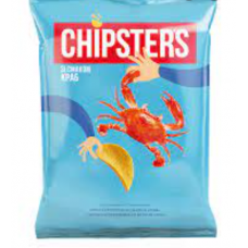 TM Chipsters чіпси натуральні краб 130г