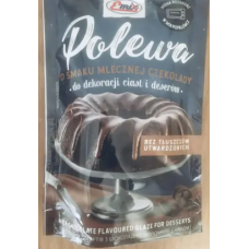 Поливка (глазур) EMIX молочний шоколад 100g