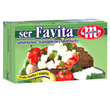 Сир Фета Favita Mlekovita 40%  жирності, 270 р. (Польща)