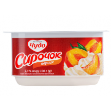 Сирочок Чудо збитий 5% персик 100г