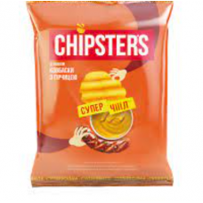 TM Chipsters чіпси натуральні Ковбаски з ГІРЧИЦЕЮ 130г