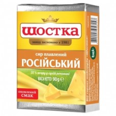 Шостка сир плавлений російський 90г