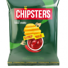 TM Chipsters чіпси натуральні ТОМАТ "СПАЙСІ" 110г