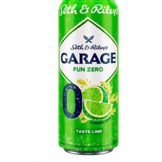 Пиво б/а "Seth&Riley's Garage fun zero №0 taste Lime" ж/б 0,5л