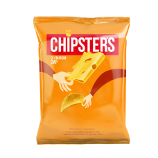 TM Chipsters чіпси натуральні сир 130г