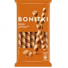 Вафельні трубочки Bonitki солона карамель 280г