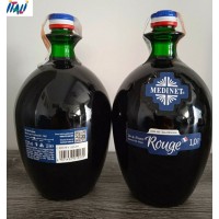 Вино Medinet Rouge Червоне напівсолодке 1л 12% (Франція)
