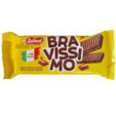 Вафлі Bravissimo шоколадні 50г
