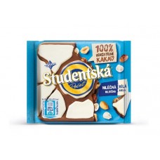 Шоколад Studentska молочна/біла, горіх/ізюм/рисові кульки 90г Шоколад Studentska молочна/біла, горіх/ізюм/рисові кульки 90г