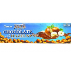 Шоколад Torras молочний з лісовим горіхом 300г Шоколад Torras молочний з лісовим горіхом 300г