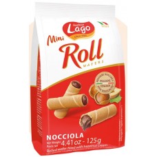 Вафельні трубочки Gastone Lago nocciola 125g Вафельні трубочки Gastone Lago nocciola 125g