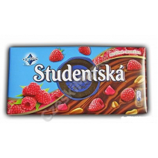 Шоколад Orion Studentska Mlechna с малиной 180 g Шоколад Orion Studentska Mlechna с малиной 180 g
