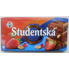Шоколад Orion Studentska Mlechna с клубникой 180 g Шоколад Orion Studentska Mlechna с клубникой 180 g