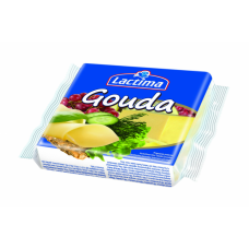 Плавлений тостерний сир Lactima Gouda 130г (8шт) Плавлений тостерний сир Lactima Gouda 130г (8шт)
