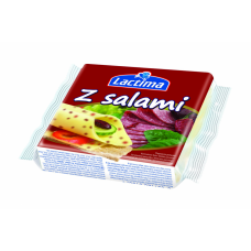 Плавлений тостерний сир Lactima salami 130г (8шт) Плавлений тостерний сир Lactima salami 130г (8шт)