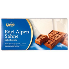 Шоколад Karina Edel Alpen Sahne 200г Шоколад Karina Edel Alpen Sahne 200г