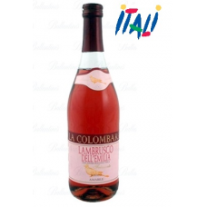 Вино ігристе LAMBRUSCO LA COLOMBARA ROSATO напівсолодке, рожеве 8% 1,5л