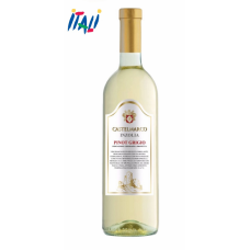 Вино ігристе Pinot Grigio Castelmarco сухе, біле 0,75л