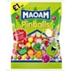 Жувальні цукерки-жуйки Maoam Pinballs 140г Жувальні цукерки-жуйки Maoam Pinballs 140г