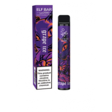 Одноразова сигарета Elf Bar Grape ice 2000